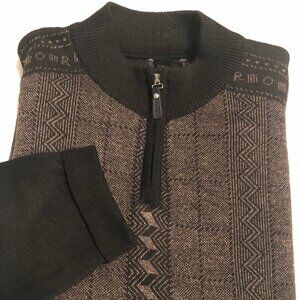 MEN’S CHERESKIN LONG SLEEVE PULLOVER 1/4 ZIP SWEATER SHIRT SIZE Medium